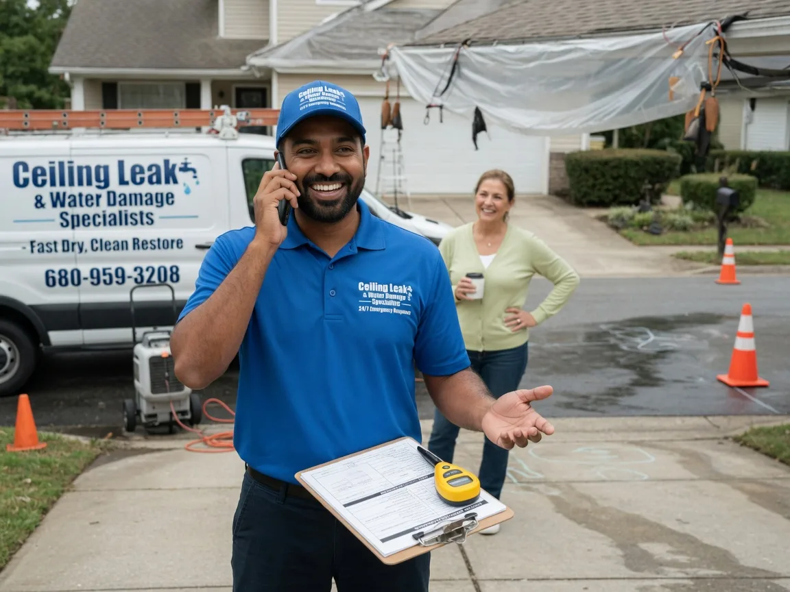 Ceiling Leak Cleanup Apalachin, NY FAQs